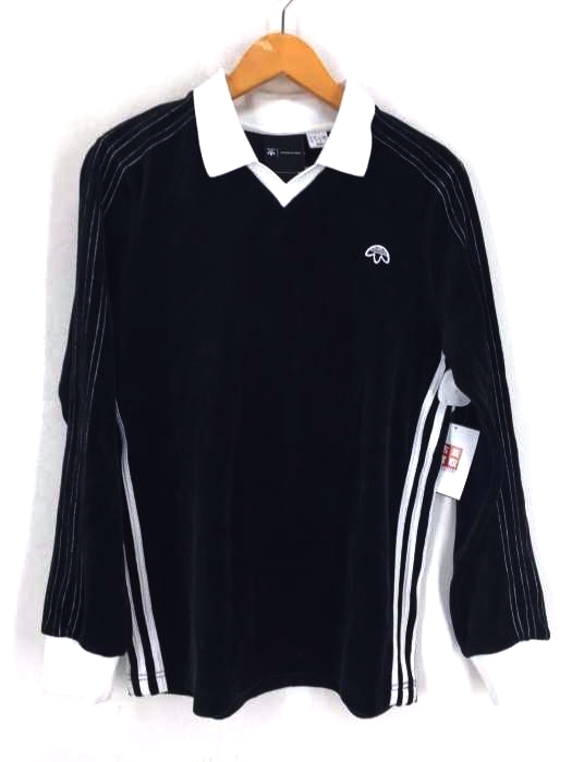 adidas（アディダス） VELOUR LONG SLEEVE POLO メンズ トップス