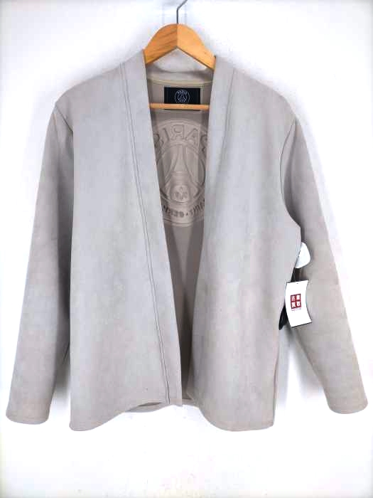 PARIS SAINT GERMAIN（パリサンジェルマン） FAKE SUEDE ラップカーディガン メンズ トップス