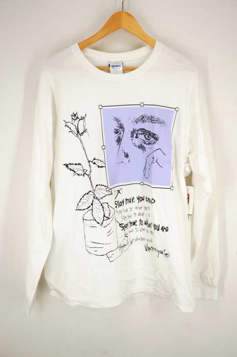 M.Y.O.B NYC（エムワイオービー エヌワイシー） ロングスリーブプリントカットソー メンズ トップス