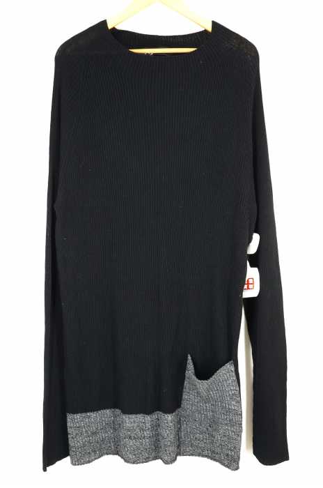 plyy by RAGNE KIKAS（プライ バイ ラグネ キカス） Cut and sewn Border Pullover Crew Neck Cotton メンズ トップス