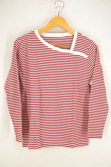 relume JOURNAL STANDARD （レリューム ジャーナルスタンダード） アシンメトリー ボーダーTシャツ レディース トップス