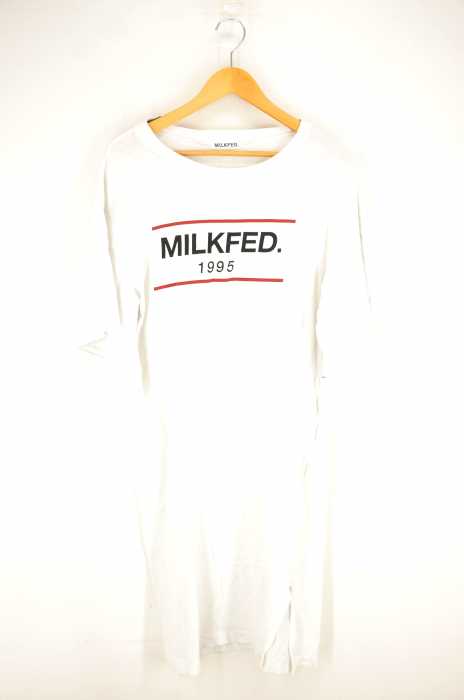 MILKFED. (ミルクフェド) FLARE SLEEVE DRESS Tシャツワンピース レディース ワンピース
