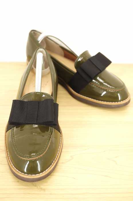 ground green store（） リボン装飾ローファー レディース シューズ
