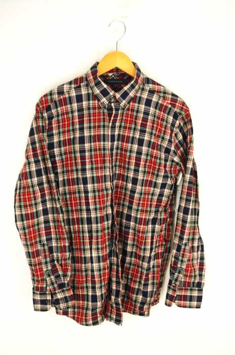 TOMMY HILFIGER (トミーヒルフィガー) ボタンダウンチェックシャツ メンズ トップス