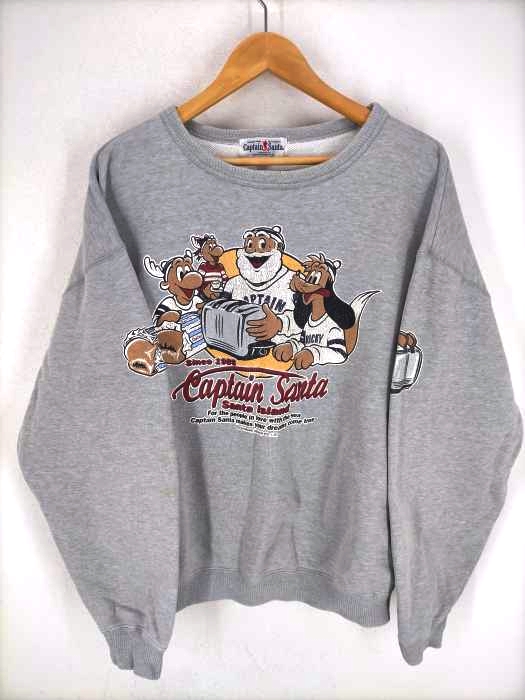 CAPTAIN SANTA(キャプテンサンタ) 90S キャラクタープリントクルーネックスウェット メンズ トップス