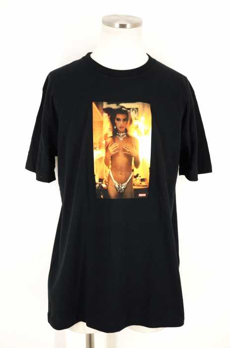 Supreme （シュプリーム） Kim in Rhinestone Tee メンズ トップス
