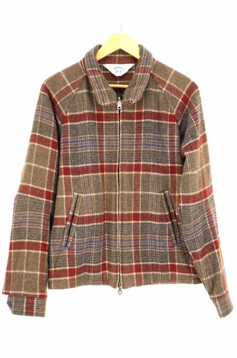 SUNSEA （サンシー） Wool check swing top メンズ アウター
