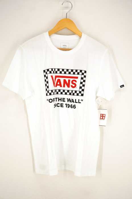 VANS （バンズ ） チェッカー ロゴ プリントTシャツ メンズ トップス