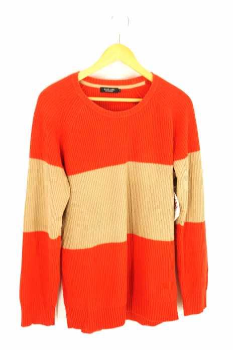 BURBERRY BLACK LABEL （バーバリーブラックレーベル） バイカラー ニット メンズ トップス