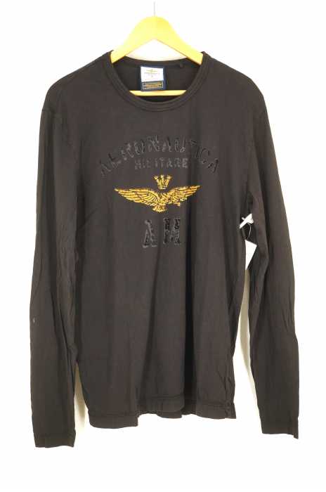 AERONAUTICA MILITARE(アエロナウティカミリターレ) プリント ロンT メンズ トップス