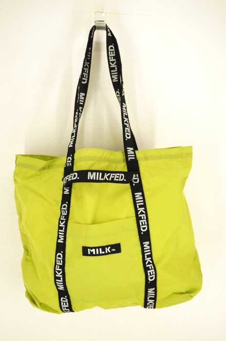 MILKFED. (ミルクフェド) テープロゴ ナイロントートバッグ レディース バッグ
