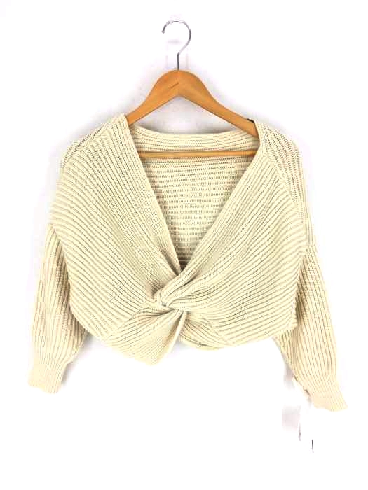 AZUL by moussy（アズールバイマウジー） FRONT RINK TANK SET KNIT フロントリンクタンクセットニット レディース トップス