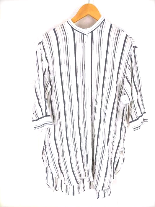 BEAUTY&YOUTH UNITED ARROWS（ビューティーアンドユースユナイテッドアローズ） コットンマルチストライプ7分袖シャツ レディース トップス