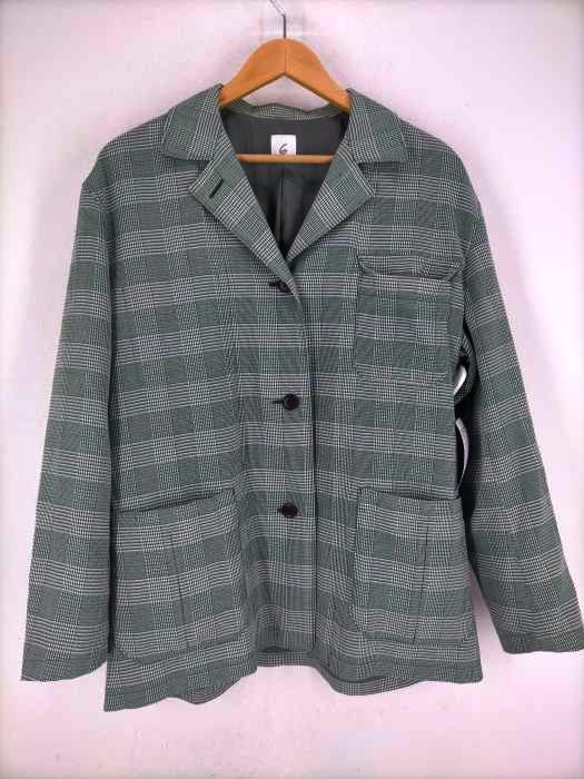 6（ROKU） BEAUTY＆YOUTH UNITED ARROWS（ロクビューティーアンドユースユナイテッドアローズ） GLEN CHECK JACKET テーラードジャケット レディース アウター