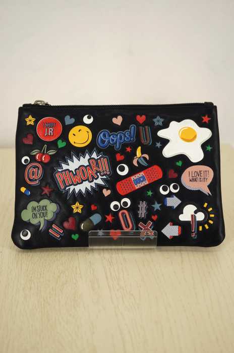 ANYA HINDMARCH （アニヤハインドマーチ） ALL OVER STICKERS メンズ バッグ