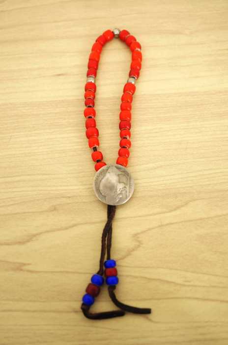 FIVE CENTS（ファイヴ センツ） インディアン5セントコンチョ ホワイトハーツブレスレット メンズ アクセサリー