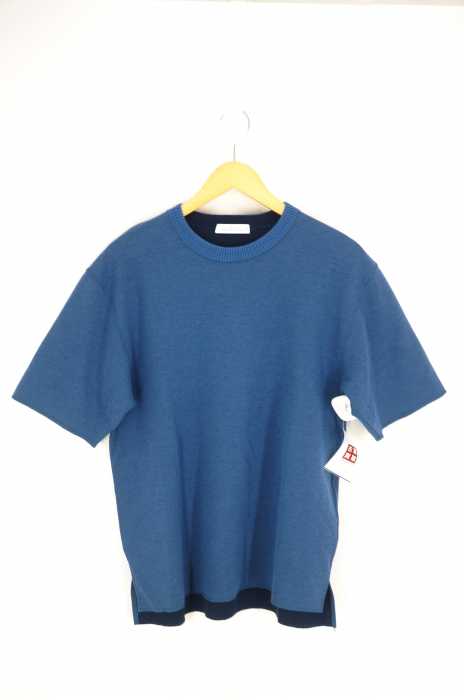 UNITED ARROWS green label relaxing （ユナイテッドアローズグリーンレーベルリラクシング） ダブルフェイスクルーネック5分袖カットソー メンズ トップス