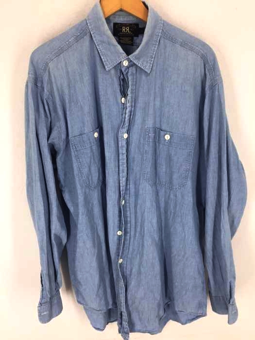 RRL RALPH LAUREN（ダブルアールエル ラルフローレン） シャンブレーボタンダウンシャツ メンズ トップス