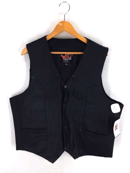 WILD WEAR(ワイルドウェアー) レザーベスト メンズ トップス