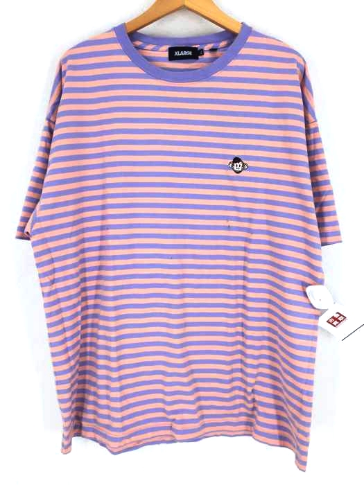XLARGE(エクストララージ) EMBROIDERY KIETH BORDER TEE メンズ トップス