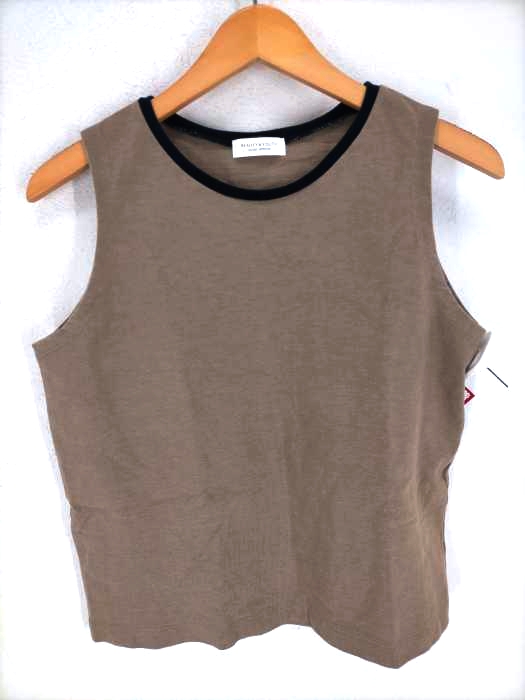 BEAUTY&YOUTH UNITED ARROWS（ビューティーアンドユースユナイテッドアローズ） スラブコットンコンパクトノースリーブカットソー レディース トップス