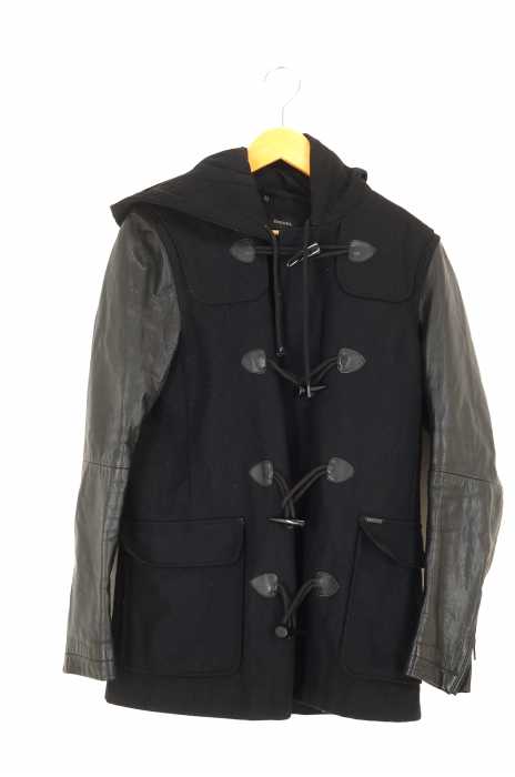 DIESEL （ディーゼル） 切替レザーコート メンズ アウター