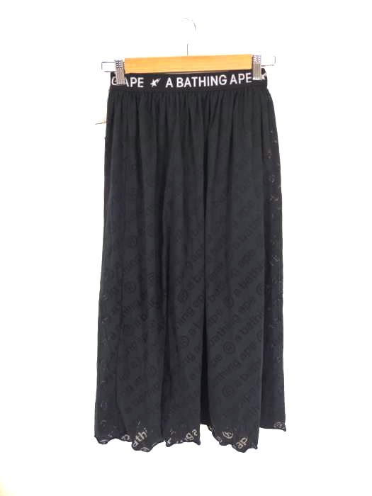 A BATHING APE（アベイシングエイプ） 総柄スカート レディース スカート
