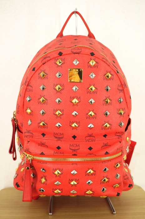 MCM (エムシーエム) Stark Side Studs Backpack レディース バッグ