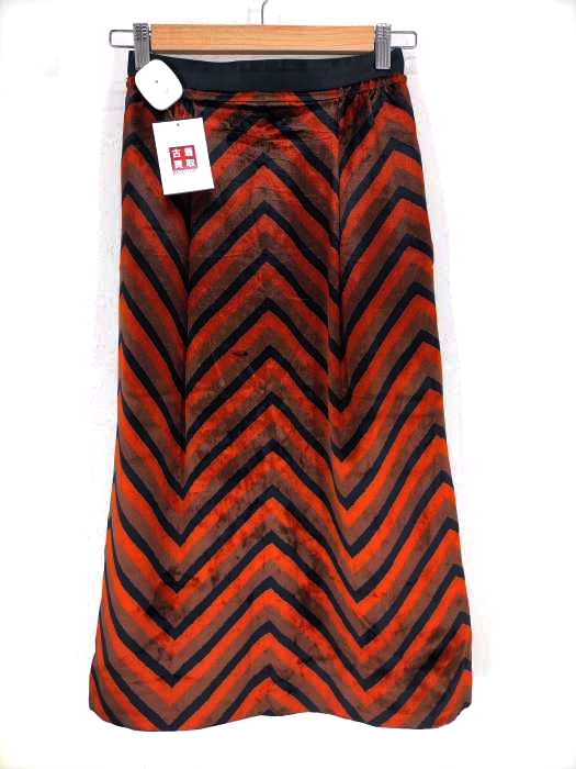 Marc by Marc Jacobs（マークバイマークジェイコブス） Salsa Red Multi Jagz Velvet Skirt レディース スカート