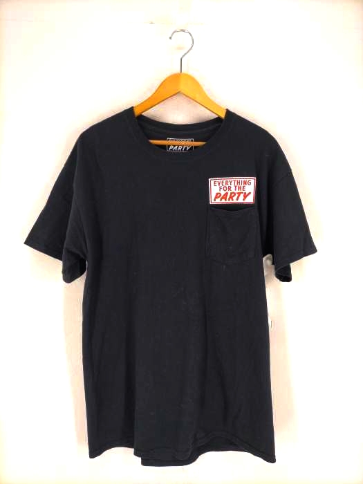 USED古着（ユーズドフルギ） EVERY THING FOR THE PARTY ポケットプリントTシャツ メンズ トップス