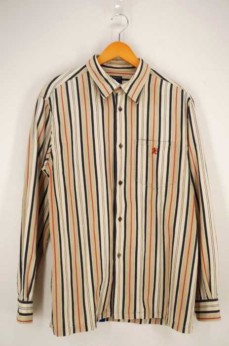 R.NEWBOLD（アールニューボールド） ストライプボタンシャツ メンズ トップス