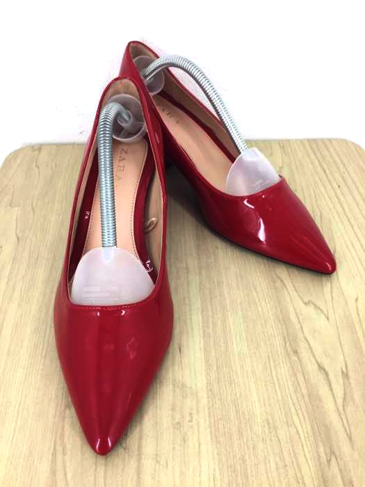 ZARA TRF（ザラティーアールエフ） エナメルヒールパンプス レディース シューズ