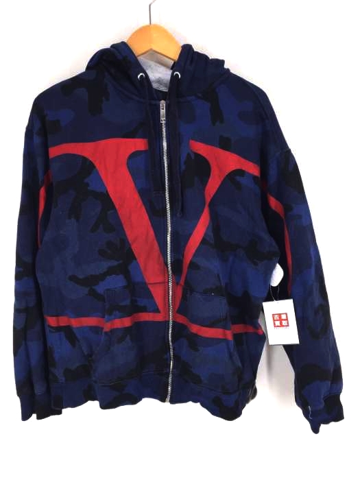Valentino(ヴァレンティノ) Vlogo Camouflage Hoodie メンズ トップス