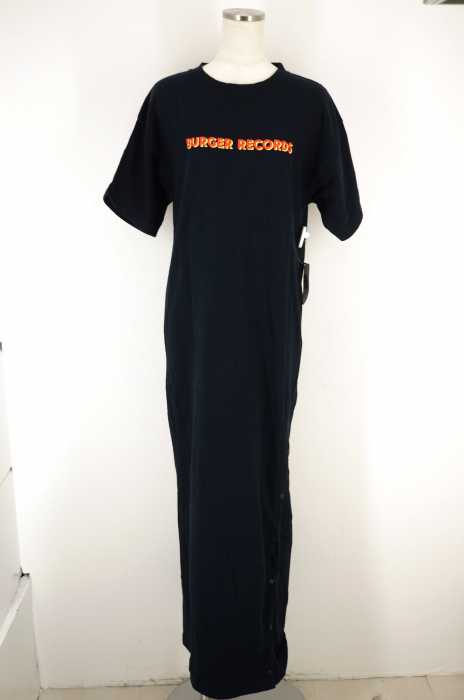 X-girl (エックスガール) BURGER RECORDS SNAPPED TEE DRESS レディース ワンピース