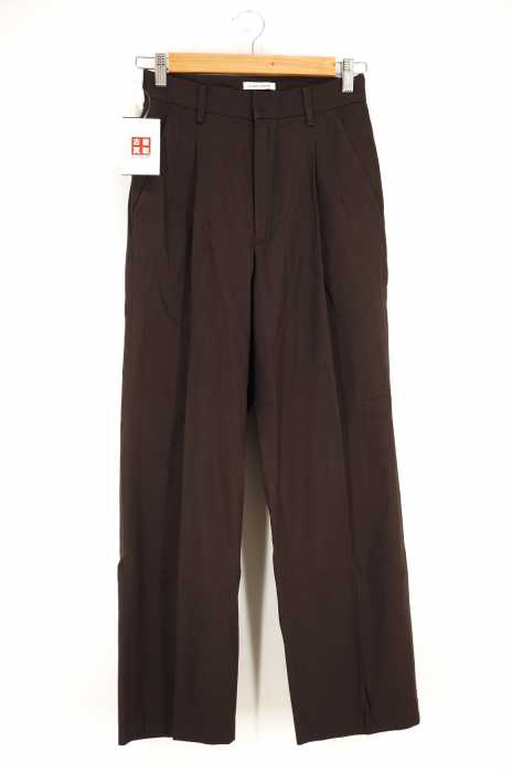 CLANE HOMME (クラネオム) HIGH COUNT COTTON PANTS メンズ パンツ