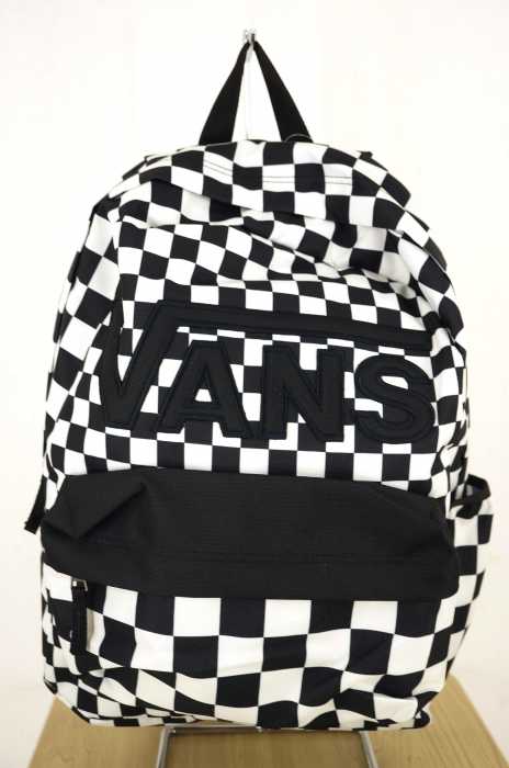 VANS (バンズ ) ロゴ刺繍チェッカー柄バックパック レディース バッグ