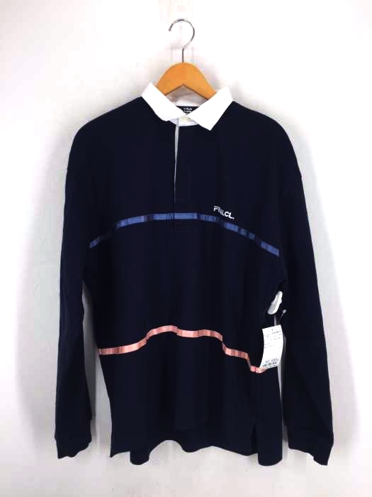 FILA(フィラ) ラインデザインスウェットポロシャツ メンズ トップス