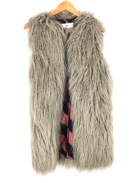 SLY（スライ） FAUX FUR FRIZZY VEST レディース アウター