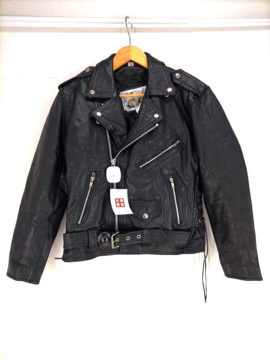 USED古着（ユーズドフルギ） レーズアップダブルレザージャケット ライダースジャケット メンズ アウター