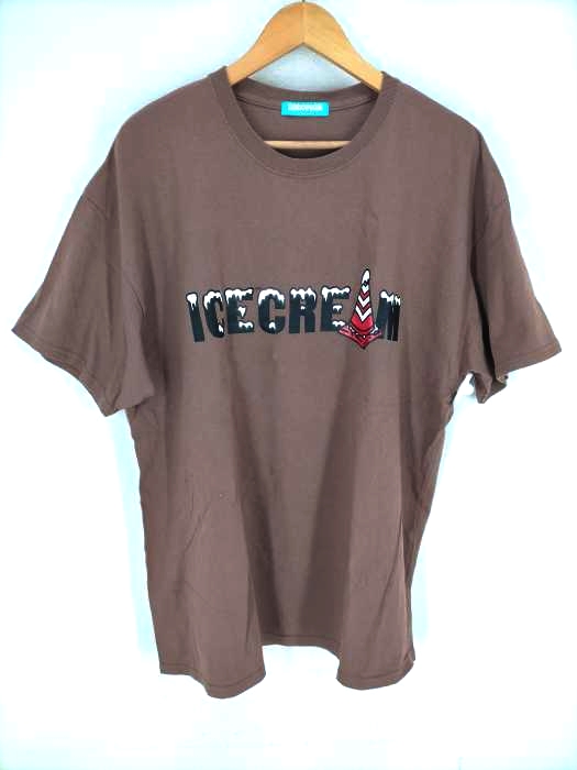 ICE CREAM（アイスクリーム） プリントクルーネックTシャツ メンズ トップス