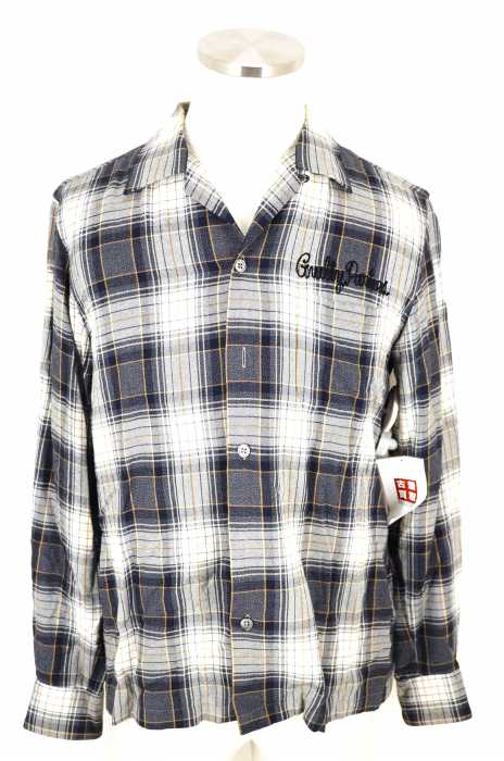 WACKO MARIA（ワコマリア） RAYON OMBRE CHECK OPEN COLLAR SHIRT メンズ トップス