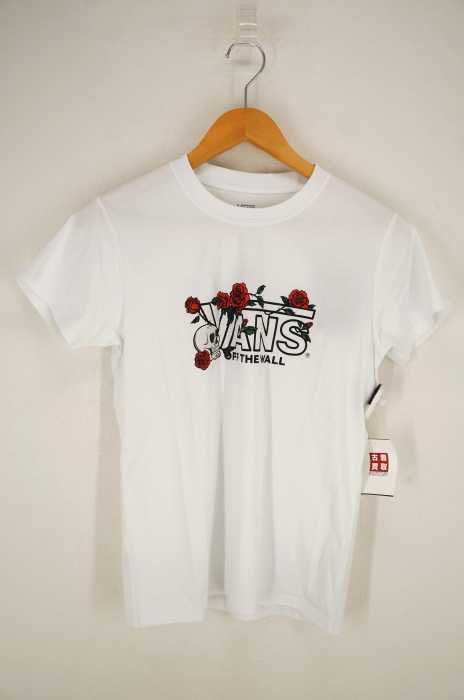 VANS (バンズ ) スカルロゴプリントTシャツ レディース トップス