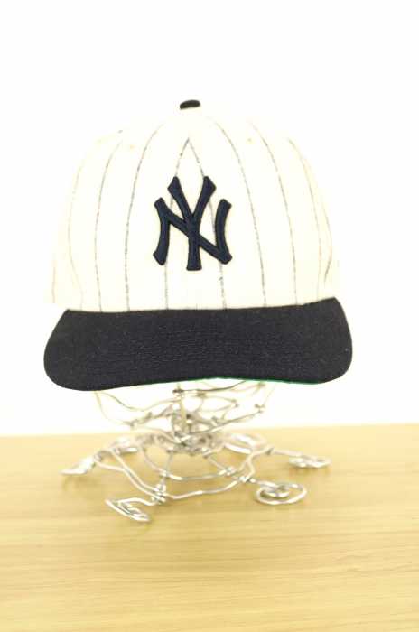 NEW ERA (ニューエラ) NY ストライプ ウールキャプ メンズ 帽子
