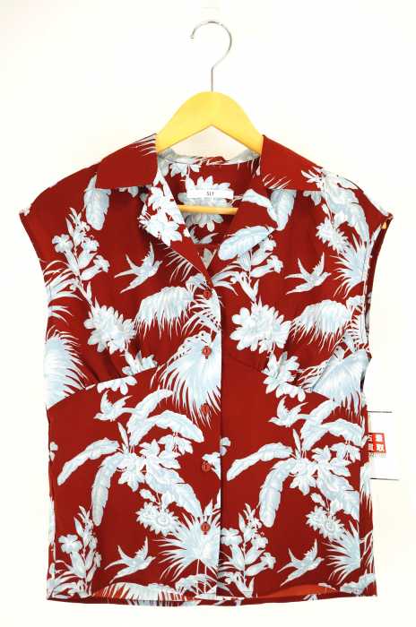 SLY（スライ） EXOTIC PLANTS SH TOPS レディース トップス