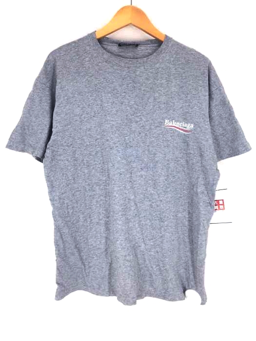 BALENCIAGA（バレンシアガ） キャンペーンロゴプリントTシャツ メンズ トップス