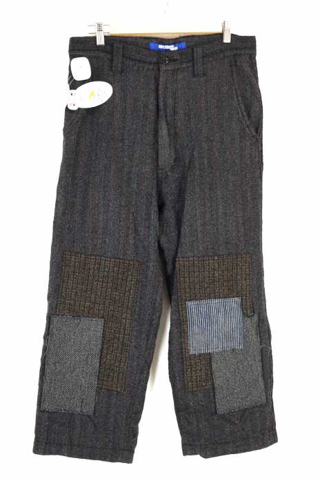 JUNYA WATANABE COMME des GARCONS （ジュンヤワタナベコムデギャルソン） AD2013 リペア加工ストライプパンツ メンズ パンツ