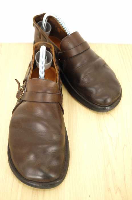 Aurora Shoes（） Middle English レザーサンダル メンズ シューズ