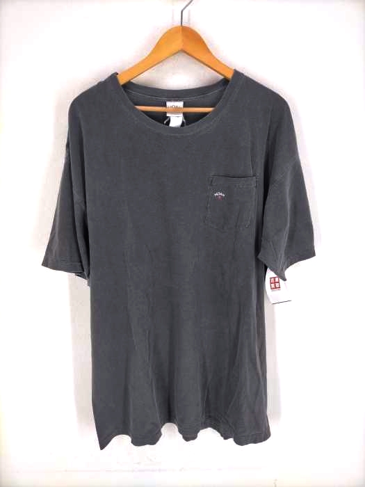 NOAH(ノア) ポケット付きロゴ刺繍クルーネックTシャツ メンズ トップス