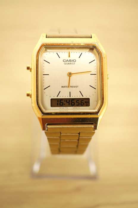 CASIO (カシオ) Water Resistant Classic Combi Alarm Watch メンズ 腕時計