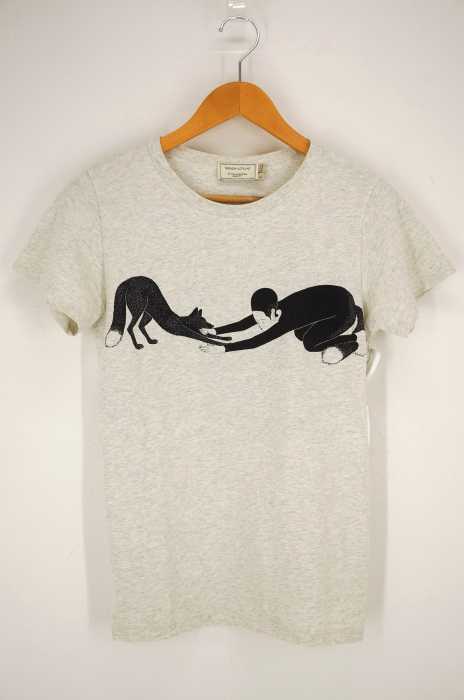 MAISON KITSUNE メゾンキツネ(メゾンキツネ) イラスト柄 Tシャツ レディース トップス